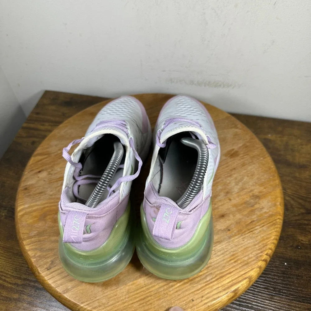 Nike Air Max 270 Women's Shoes White Lavender Green Size 8 CW7042-100